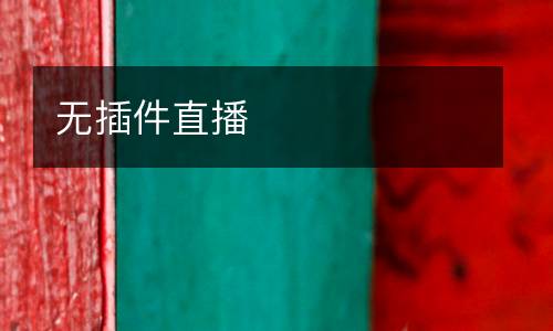 无插件直播